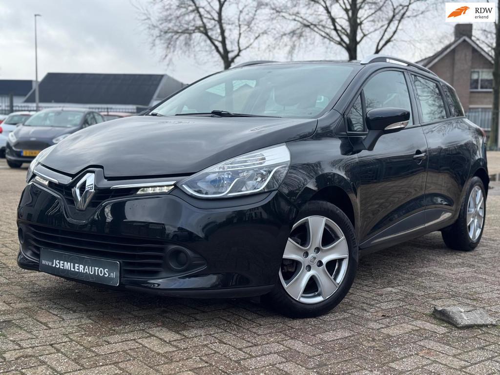 Renault Clio Estate 1.2 AUTOMAAT NAVIGATIE AIRCO 67.000KM! C, Auto's, Renault, Gebruikt, 4 cilinders, Zwart, Origineel Nederlands