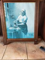 Ingelijste reproductie 'Het Melkmeisje' van Johannes Vermeer, Antiek en Kunst, Kunst | Schilderijen | Klassiek, Ophalen