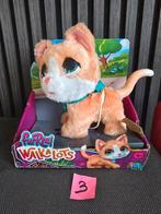 Fur real Friends kat  walkalos  interactieve knuffel 23 cm, Ophalen of Verzenden, Zo goed als nieuw, Poes