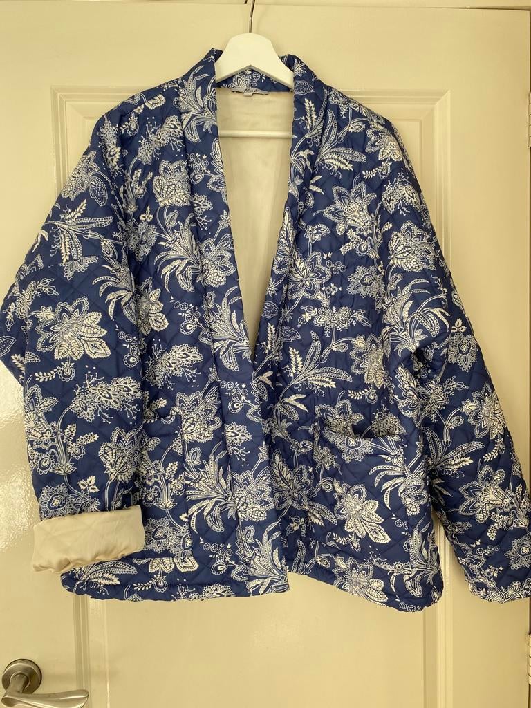 Vlotte jas soort kimono jas, Ophalen of Verzenden, Zo goed als nieuw, Blauw