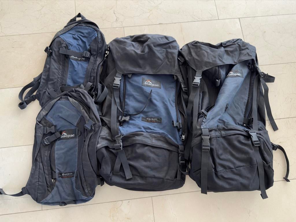 Macpac Genesis Dynamic Harness backpack, 40 cm of meer, Gebruikt, Trekking, 60 cm of meer