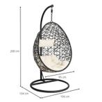 Hangstoel met standaard (Xenos Swing) – zo goed als nieuw, Ophalen, Zwart, Overige materialen, Zo goed als nieuw