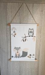 Textielposter bosdieren, Ophalen, Zo goed als nieuw, Wanddecoratie