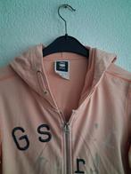 G-Star Raw Dames Hoodie - Perzikroze met Rits Maat M, Ophalen of Verzenden, Zo goed als nieuw, Roze, G-Star Raw