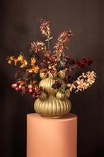 XXL Tulpenvaas Keramiek - Goudkleurige vaas, Huis en Inrichting, Woonaccessoires | Vazen, Ophalen, Overige kleuren, 50 tot 75 cm