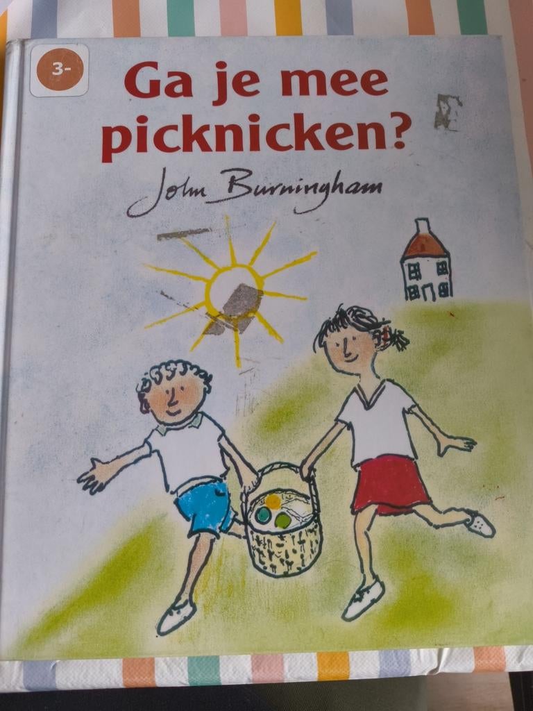 Ga je mee picknicken? - John Burningham, Ophalen of Verzenden, Gelezen, John Burningham, 2 tot 3 jaar