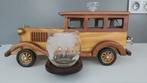 Houten Whisky auto met 2 glazen NIEUW collectors item, Ophalen of Verzenden, Nieuw