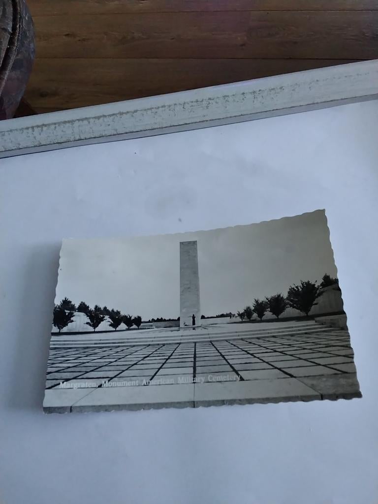 MARGRATEN. MONUMENT   AMERICAN MILITARY  CEMETERY 1963, Ophalen of Verzenden, 1960 tot 1980