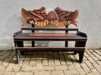 Harley Davidson Houten Bankje - Handgemaakt, Ophalen, Gebruikt, Zwart, Eén