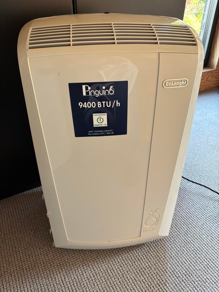 DeLonghi Pinguino PAC N81 mobiele airco, Ophalen, Minder dan 60 m³, 3 snelheden of meer, Zo goed als nieuw