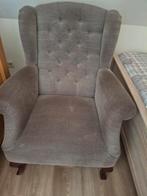 Comfortabele fauteuil met knopen, Gebruikt, Klassiek, 75 tot 100 cm, Ophalen of Verzenden