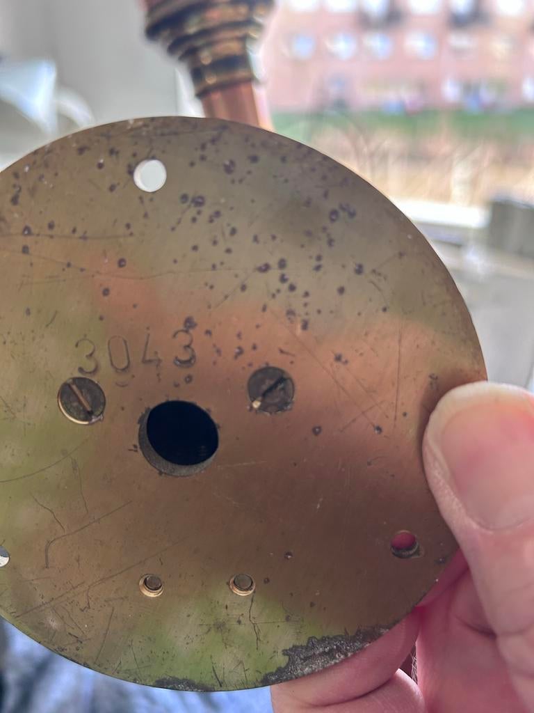 Antieke Koperen Scheepsbarometer - Werkend en Decoratief, Ophalen, Gebruikt, Barometer