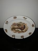 Engels grote porseleinen serveerschaal met wild decor/fazant, Verzenden, Overige stijlen, Porselein, Schaal of Schalen