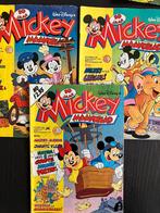 3 Disney tijdschriften Mickey uit 1986, Gelezen, Europa, Ophalen of Verzenden, Meerdere comics