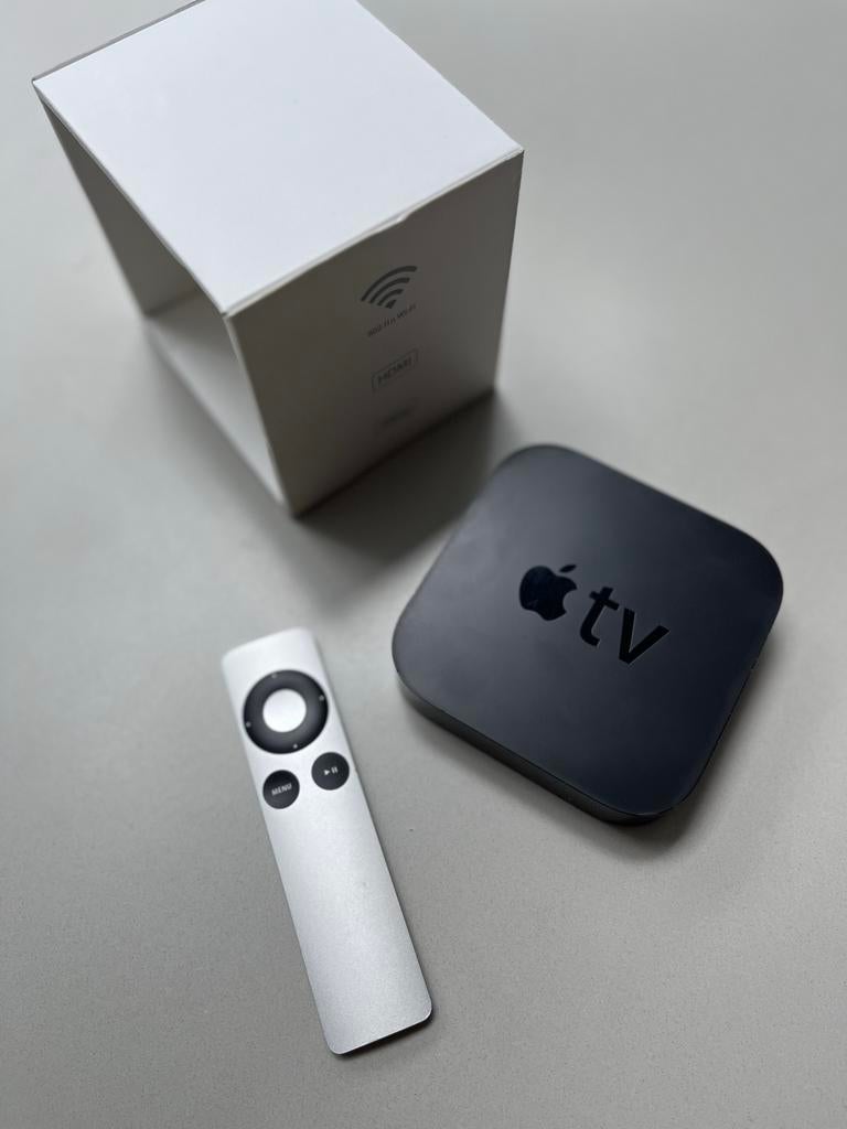 Apple TV Gen 3 (A1427) compleet met afstandsbediening, Audio, Tv en Foto, Mediaspelers, Ophalen of Verzenden, Gebruikt, HDMI, Zonder harde schijf