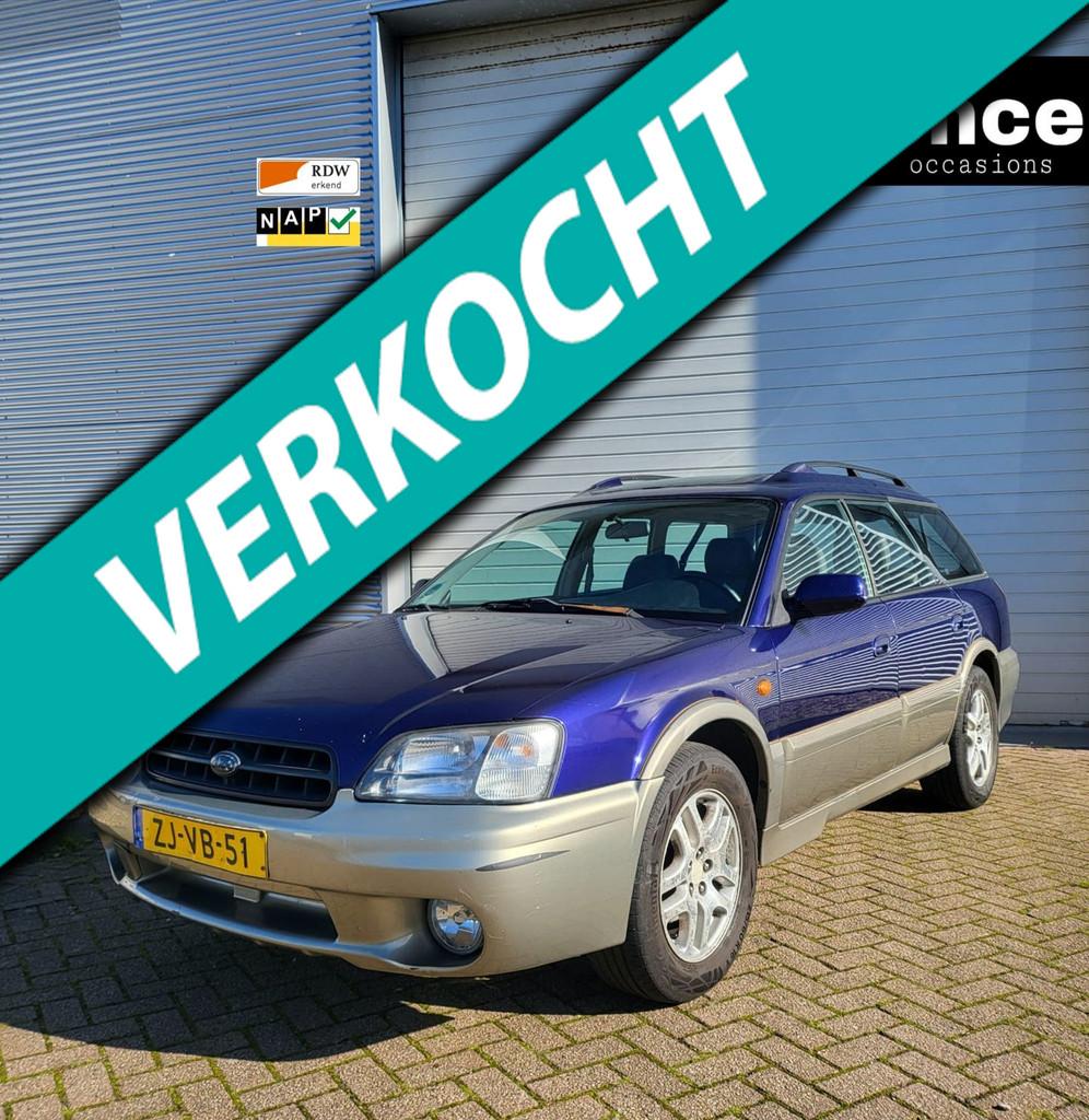 Subaru Legacy Outback 2.5 Outback AWD AUTOMAAT, Auto's, Subaru, Legacy, Blauw, SUV of Terreinwagen, Leder en Alcantara