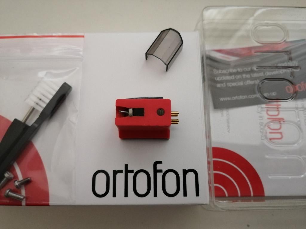 Ortofon Quintet Red MC element Phono moving coil, Ophalen of Verzenden, Gebruikt, Platenspeler-onderdeel, Dual