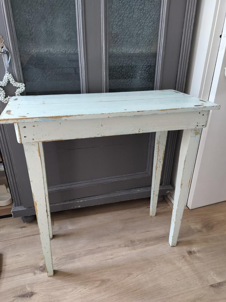 Brocante bijzet tafel of side table, Huis en Inrichting, Ophalen