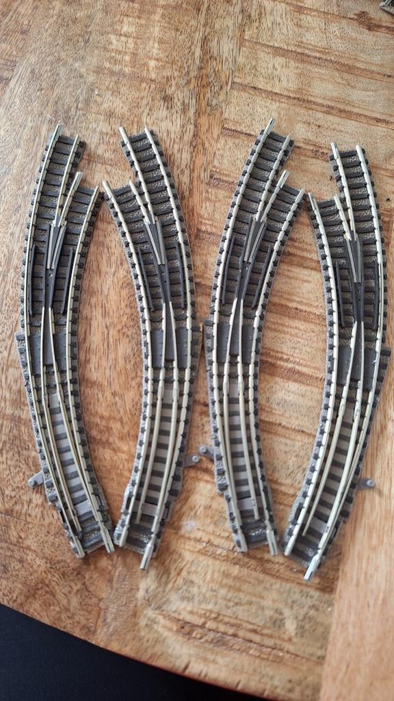 Fleischmann profi bochtwissels N spoor, Gebruikt, Gelijkstroom, Fleischmann, Rails