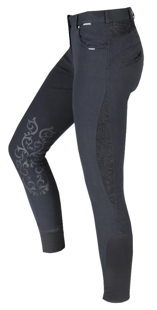 Nieuw Horka rijbroek Amore Zwart maat 42 en 46, Dressuur, ., Nieuw, .