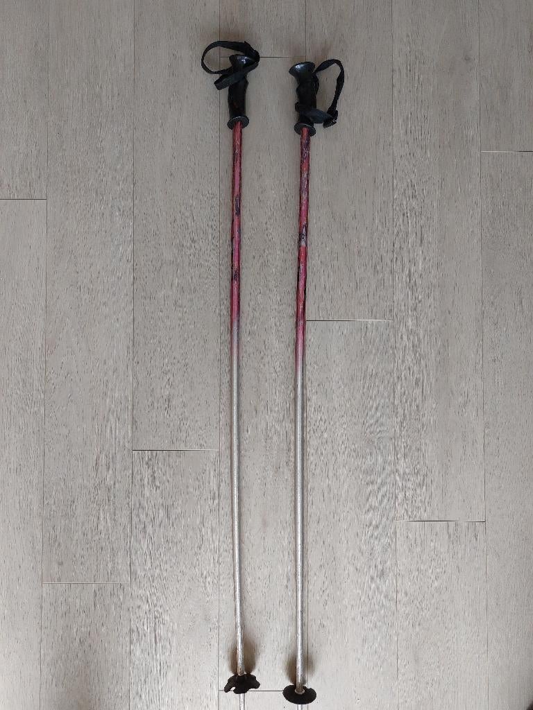 Skistokken in verschillende lengtes, Sport en Fitness, Skiën en Langlaufen, Gebruikt, Stokken, 100 tot 140 cm, Ophalen
