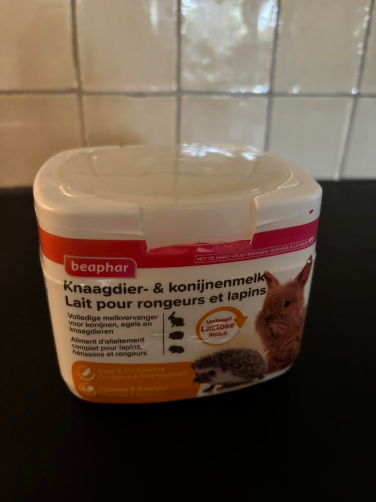 Beaphar knaagdier- en konijnenmelk, Ophalen of Verzenden, Knaagdier of Konijn