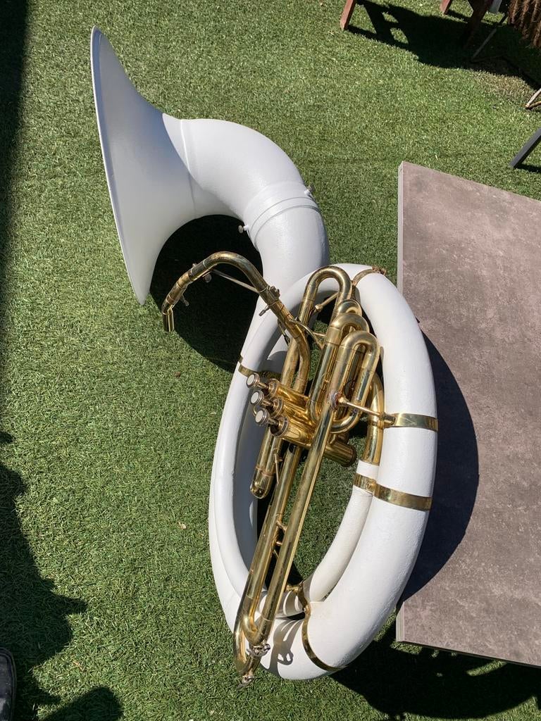 Sousafoon Jupiter JSH 596 licht gewicht Bes, Ophalen of Verzenden, Gebruikt, Bes-tuba