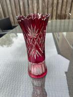 Vas Saint Louise - Rode kristallen vaas, Antiek en Kunst, Ophalen