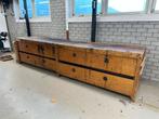 Robuuste Oude Werkbank uit Zadelmakerij - Uniek Stuk, Ophalen, Gebruikt, 170 cm of meer