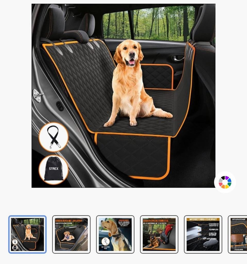 Achterbank deken / beschermer hond, Dieren en Toebehoren, Ophalen, Nieuw