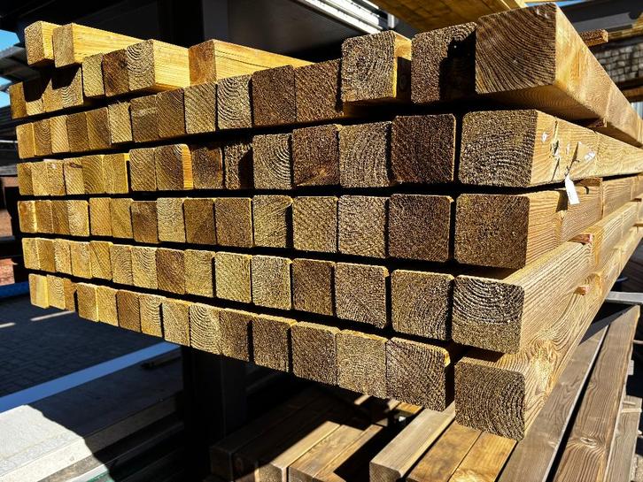 Tuinpaal, geimpregneerd, 6,5 x 6,5x 270cm. €12,50 p/s, Tuin en Terras, Palen, Balken en Planken, Nieuw, Palen, 180 tot 250 cm