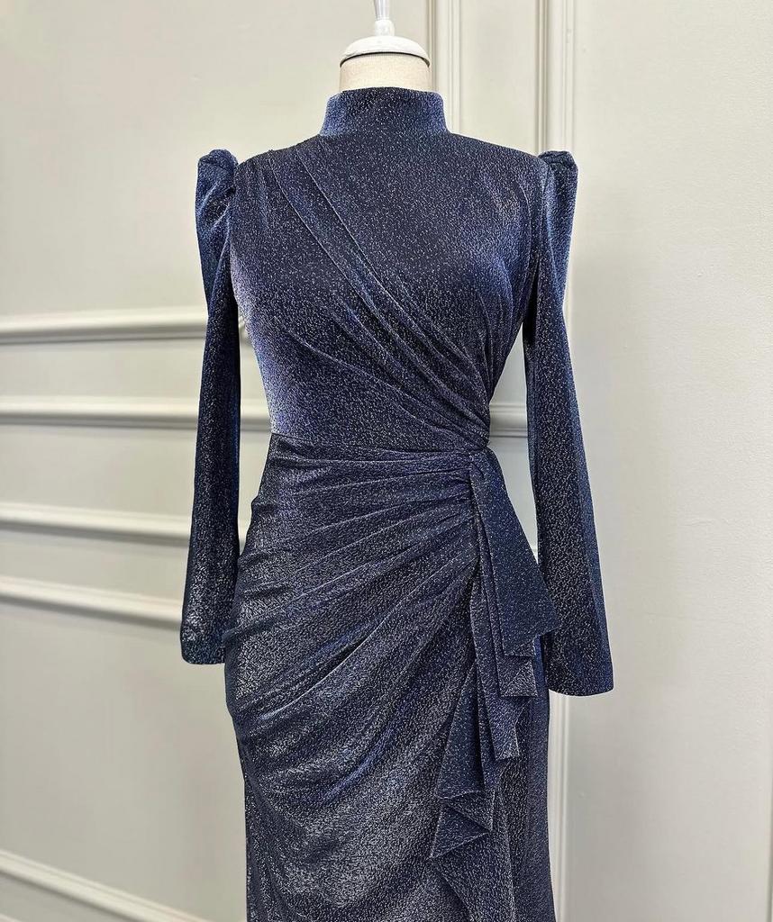 Gala jurk MEER MATEN !, Blauw, Maat 42/44 (L), Nieuw, Ophalen of Verzenden