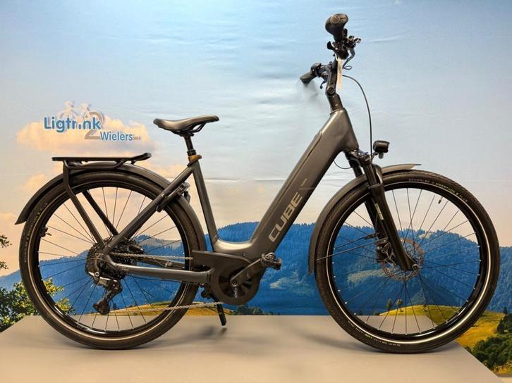 Cube Touring Hybrid Dames Zwart 52cm 2025, Fietsen en Brommers, Elektrische fietsen, Gebruikt, Cube, 51 tot 55 cm