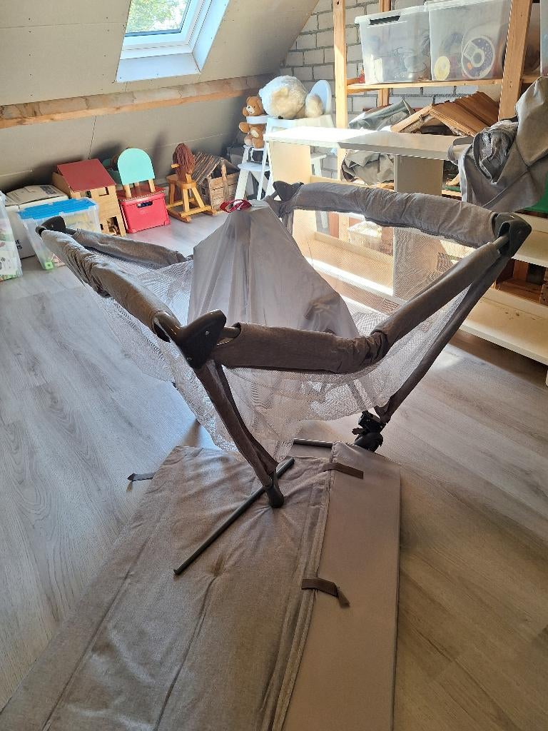 Opklapbare kinderbox, Kinderen en Baby's, Boxen, Ophalen, Nieuw, Vierkant, In hoogte verstelbaar