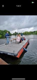 Ponton 8x3 m voor vervoer van materialen of voor een party, Ophalen, Gebruikt, Minder dan 100 pk, Ponton