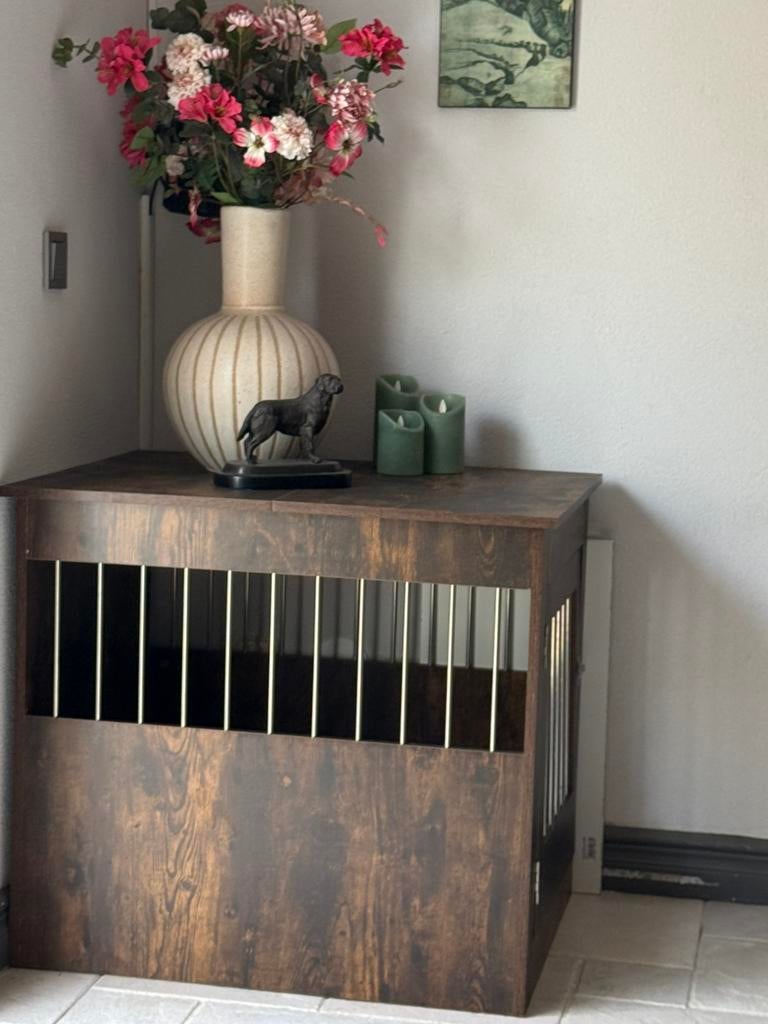 Mooie hondenbench, Ophalen, Zo goed als nieuw, 75 tot 110 cm, Minder dan 65 cm