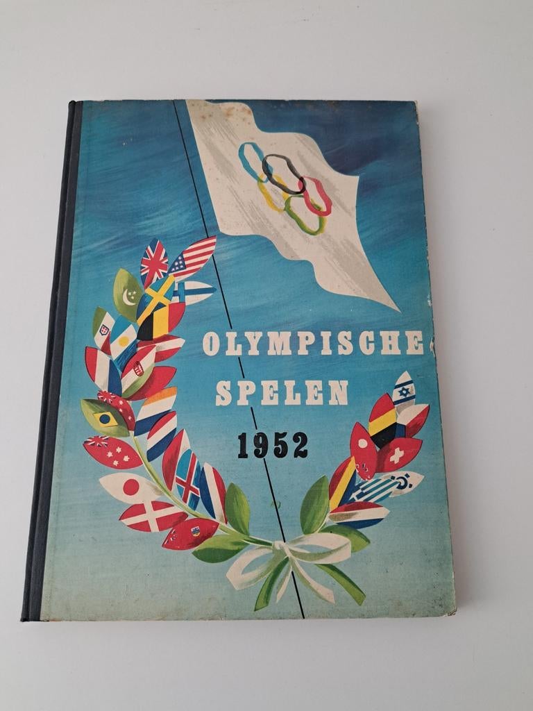 Olympische Spelen 1952 Boek - Historisch Sportverslag, Boeken, Ophalen of Verzenden, Gelezen, Jan Koome, Overige sporten