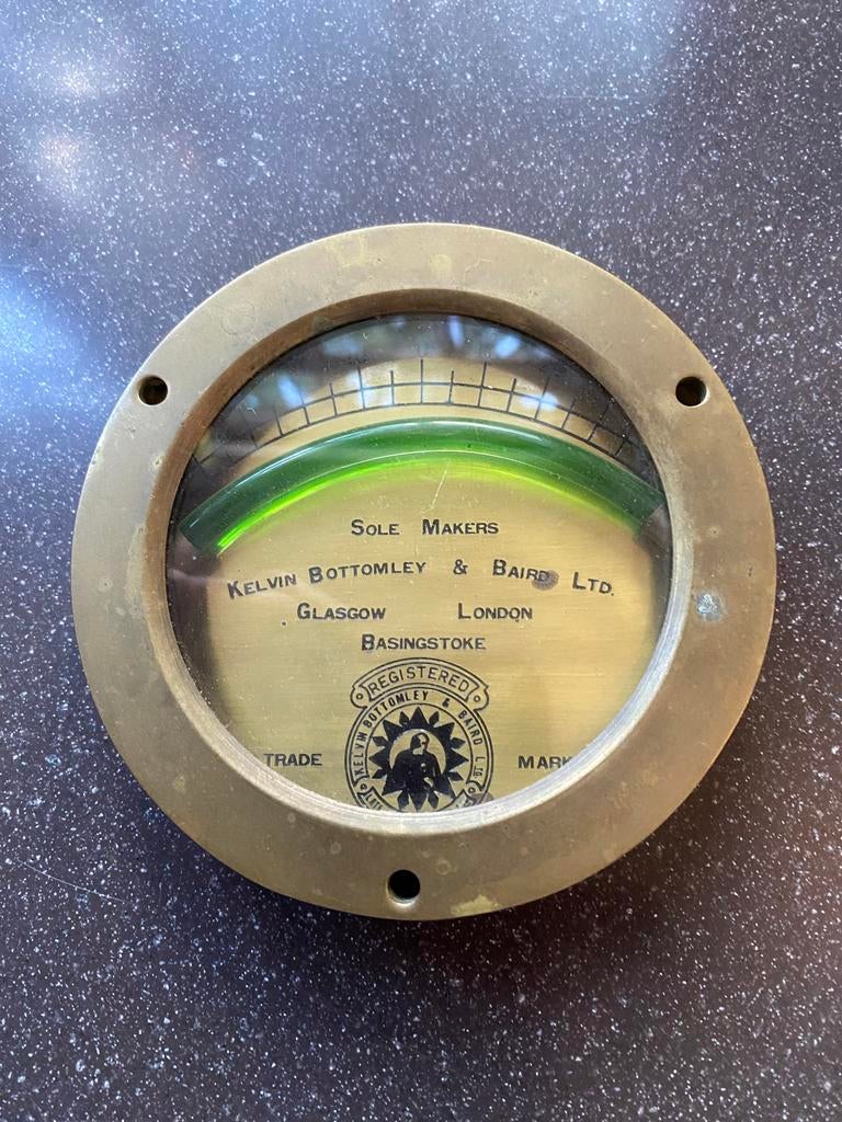 Antieke Marine Clinometer - Messing - Jaren '30 - Als Nieuw, Ophalen of Verzenden