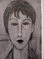 Amadeo Modigliani Centraal Museum Utrecht Persfoto jaren 70, Antiek en Kunst, Ophalen of Verzenden