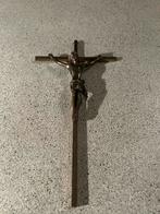 Vintage bronzen kruisbeeld - 24 cm, Ophalen of Verzenden