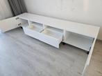 Witte Besta kast 2x met lade en deur, Overige materialen, Gebruikt, 150 tot 200 cm, Ophalen of Verzenden