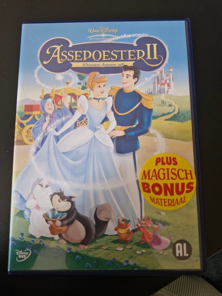 Disney Assepoester II: Dromen Komen Uit - Kinder DVD, Cd's en Dvd's, Dvd's | Kinderen en Jeugd, Gebruikt, Film, Avontuur, Alle leeftijden