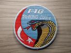Turkish Air Force 191 Filo F-16 StriKING Cobra swirl patch, Verzenden, Luchtmacht, Overige gebieden, Embleem of Badge