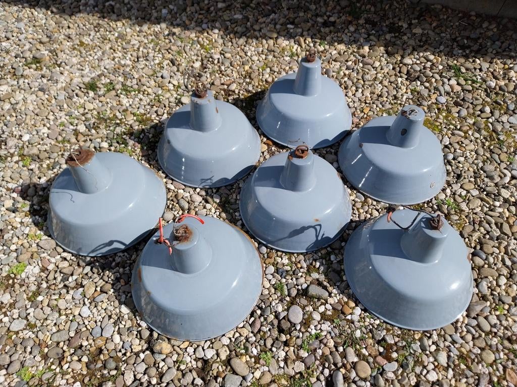 Emaille lampen, Antiek en Kunst, Ophalen of Verzenden