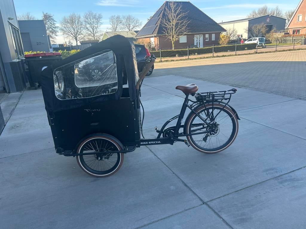Bakfiets - Troy Bike Special met huif, 4 kinderen of meer, Gebruikt, Huif, Ophalen