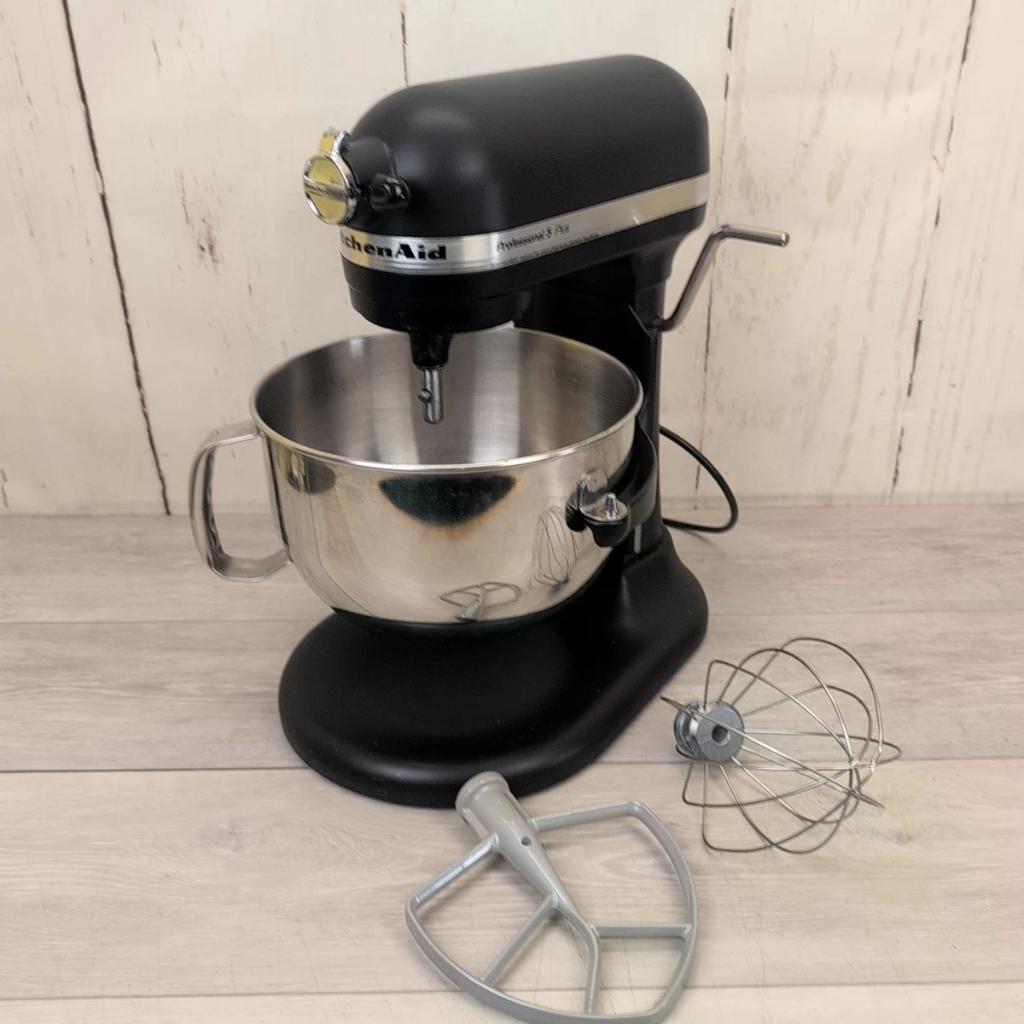 Kitchenaid professional 5 plus zwart, 4 liter of meer, Gebruikt, 3 snelheden of meer, Ophalen of Verzenden
