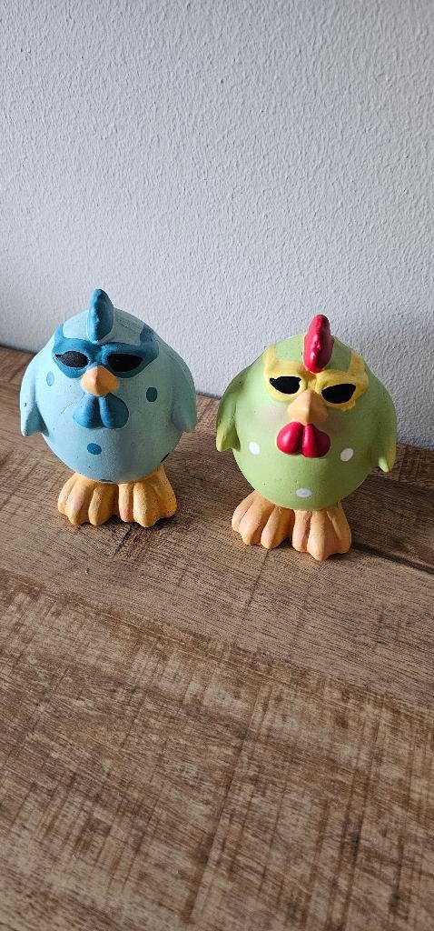 Kipjes 2x samen in 1 koop, Verzamelen, Beelden en Beeldjes, Ophalen of Verzenden, Gebruikt, Overige typen