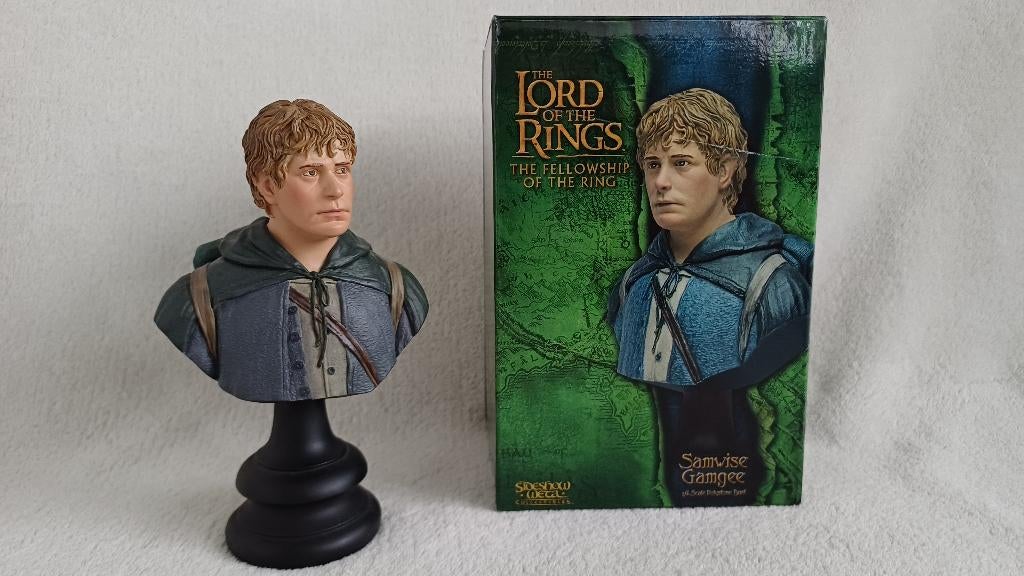 Buste Samwise Gamgee – Le Seigneur Des Anneaux – Sideshow Weta Polystone 1/4 – Neuf