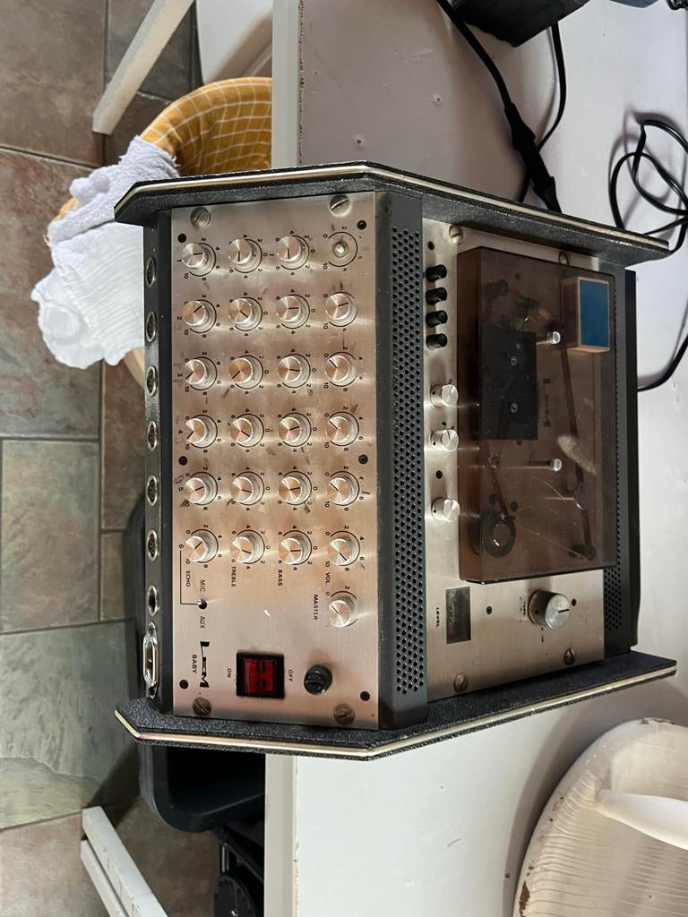 LEM BABY VINTAGE TAPE echo DELAY REVERB 4 tabs, Ophalen, Gebruikt, 5 tot 10 kanalen, Microfooningang