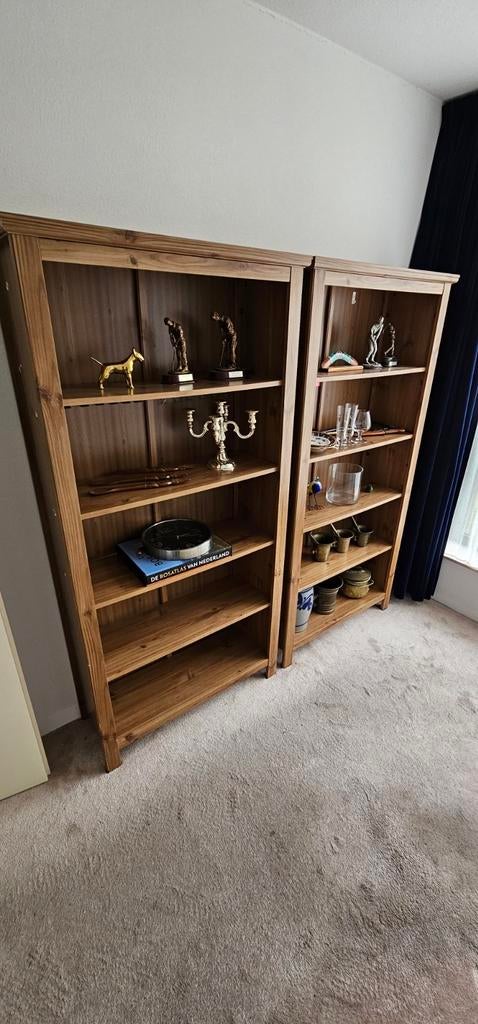 2 boekenkasten, Huis en Inrichting, Kasten | Boekenkasten, Gebruikt, 50 tot 100 cm, 25 tot 50 cm, Ophalen